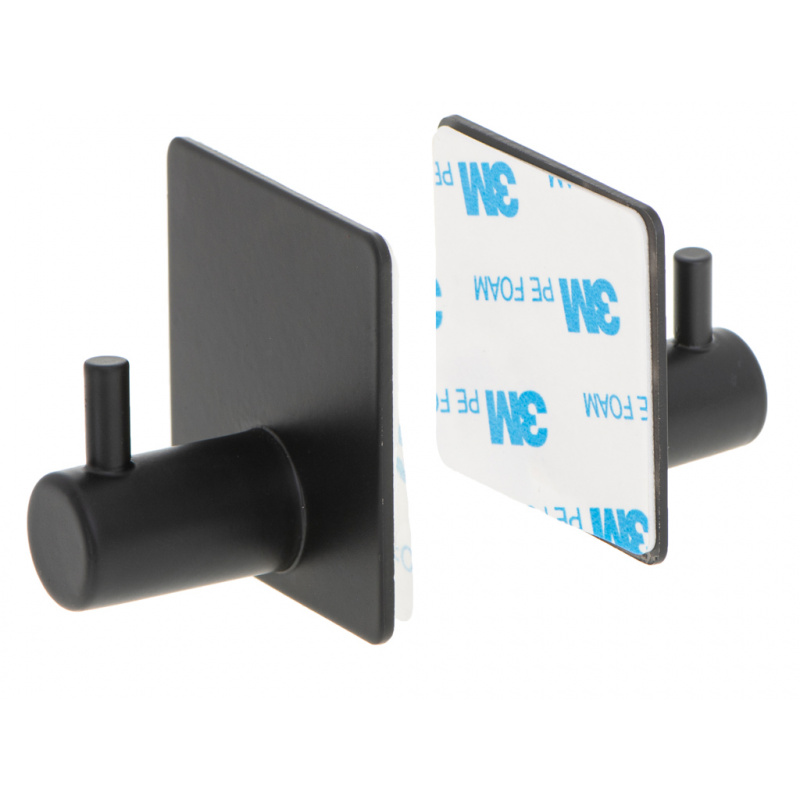 Aga Badhaken selbstklebend dick schwarz