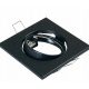 Deckenleuchte  GU10 71064 Quadratische Deckenstrahler Deckenleuchte Deckenlampe Deckenstrahler - schwarz - schwenkbar