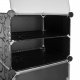 Variables Schuhregalsystem 6 Fächer ISO 12264