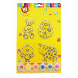 Witrażyki do malowania wielkanocne