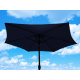Linder Exclusiv Knick Sonnenschirm, Gartenschirm Ø 300 cm,mit Kurbelmechanismus, Blau