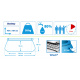 Bestway Fast Set 4,57 x 1,07 m 57294 + Kartuschenfilterung