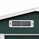 Aga Gartenhaus MR4052 – verzinkter Stahl, 4,1 m² – 236x206x174 cm - Doppelschiebetüren – Grün  – robust & witterungsbeständig – für Gartengeräte