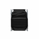 Linder Exclusiv Klappbarer Garten-Liegestuhl GM4001S Schwarz