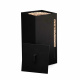 Aga Pelletbox mit Rollen und Tankdeckel 36x36x52 cm Schwarz