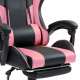 Aga Gaming-Stuhl mit Fußstütze DS5011 Rosa