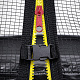 Aga SPORT PRO Trampolin 430 cm Schwarz + Sicherheitsnetz + Leiter + Schuhfach