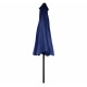 Linder Exclusiv Sonnenschirm, Gartenschirm Ø  300 cm,mit Kurbel,Blau