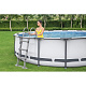 Bestway Sicherheitsleiter 107 cm 58330      Bestway Poolleiter - Aufstellpools bis 107 cm – rutschfeste Stufen – stabile Metallkonstruktion – bis 150 kg  – universell einsetzbar - 58330