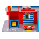 Aga4Kids Garage Hubert Spielset,Parkhaus,Lift Auto Garage aus Holz