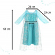 Aga Kostüm Elsa Eisberg blau Kleid 120cm