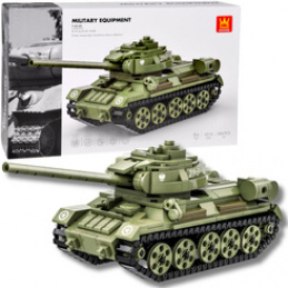 Klocki techniczne CZOŁG T-34-85 polski model 604ele ZA5675 uniwersalny