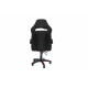 Aga Spielstuhl,Bürostuhl,Drehbarer Spielstuhl, Gamingstuhl, Racing Schreibtischstuhl, Chefsessel mit Fußstütze Schwarz - Rot