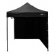 Aga Pavillon, Pop-up-Pavillon, Partyzelte, Faltpavillon  3x3m Schwarz