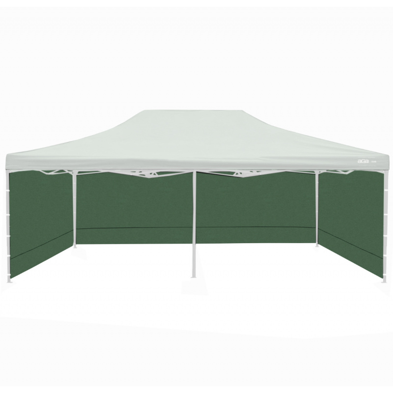 Aga Seitenwand zum Verkaufsstand 3x6m Grün