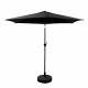 Aga Neigbarer Gartenschirm 250 cm Schwarz