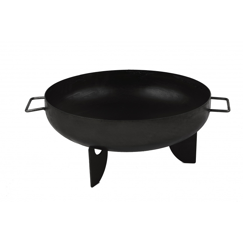 Linder Exclusiv Feuerschale, Feuerkorb, Feuerstelle Garten Ø 50 cm mit Griffen