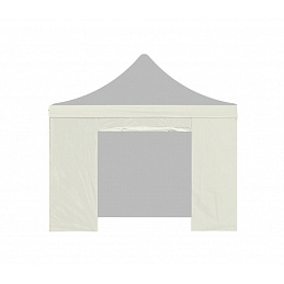 Aga Seitenwand mit Tür POP UP 3x3 m Beige