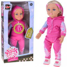 Lalka w dresie 48 cm z długimi blond włosami – sportowa stylizacja ZA5844 uniwersalny