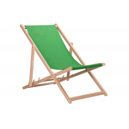 Aga Klappbarer Liegestuhl aus Holz Grün