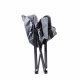 Aga Ultraleichter Campingstuhl DS715 Grau – Faltbar, kompakt, stabil & atmungsaktiv – Für Outdoor, Festival, Wandern & Angeln – Traglast bis 100 kg
