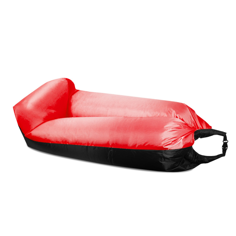 Aga Aufblasbarer Lazy Bag 230x70 cm Schwarz/Rot
