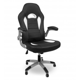 Aga Gaming Stuhl Racing Schwarz - Weiß - 6DAZ050 - 2. QUALITÄT