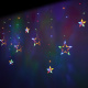 Aga LED Lichterkette Sterne 2,5 m 138 LED Multicolour