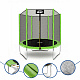Aga SPORT TOP Trampolin, 180 cm 6 ft Hellgrün, Kindertrampolin, Gartentrampolin mit Sicherheitsnetz  + Schutznetz