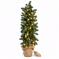 Aga Künstlicher Weihnachtsbaum im Blumentopf 85 cm verschneit mit LED-Beleuchtung