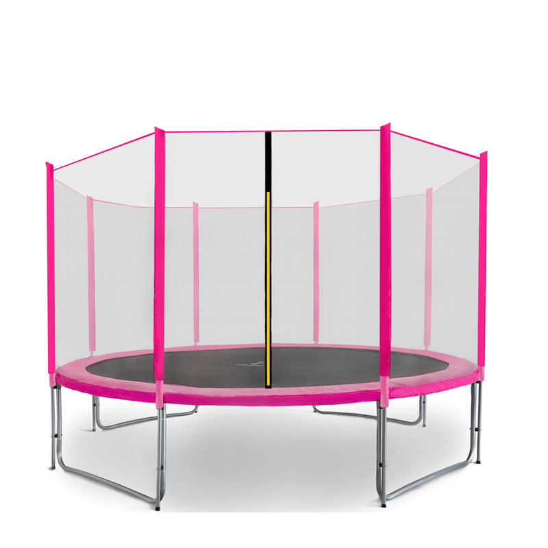 Aga SPORT PRO Trampolin 366 cm 12 ft Rosa + Schutznetz