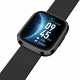 Garett GRC STYLE Smartwatch Schwarz mit schwarzem Silikonarmband