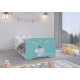 Holzspielzeug Babybett Elefant 140x70 cm