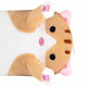 Aga4Kids Plüsch-Kissen 90 cm Katze Braun