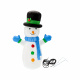 Aga Aufblasbarer LED-Schneemann 125 cm