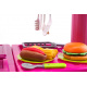 Aga4Kids Kunststoff Küche KITCHEN 008-82 Rosa