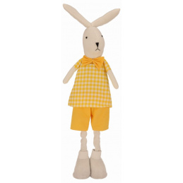 Zajączek materiałowy na teleskopowych nogach 75 cm chłopiec