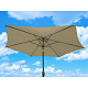 Linder Exclusiv Knick Sonnenschirm, Gartenschirm 250 cm Beige