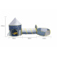 Aga4Kids Spielzelt mit Tunnel Blau