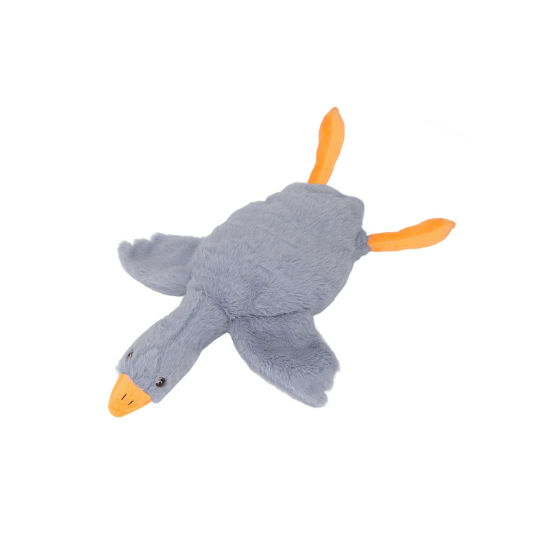 Aga4Kids Kuschelkissen Ente 90 cm Grau