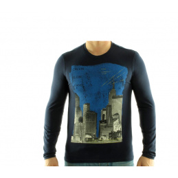 CALVIN KLEIN T-shirt cmp84q Marine
