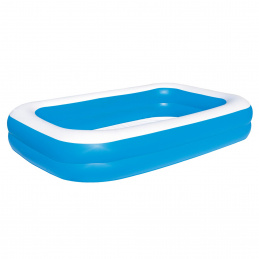 Bestway Schwimmpool 262x175x51 cm – aufblasbares Schwimmbecken – Einfache und schnelle Installation - 778 Liter – UV-beständig - robustes PVC – inkl. Reparaturset - 54006