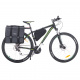 L-BRNO Fahrradtasche mit zwei Gepäckträgerfächern 35l