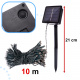 Aga Solar-Lichterkette 20 m 200 LED Warmweiß