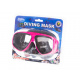 Aga Tauchmaske Schwimmbrille rosa