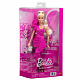 Barbie Deluxe Style Model in rosa Kleid mit Rüsche JJN73