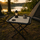 Aga Campingtisch MR51TB – Klapptisch 50x50x50 cm mit 2 Getränkehaltern – faltbar, stabil & wetterfest – kompakt für Camping & Reisen