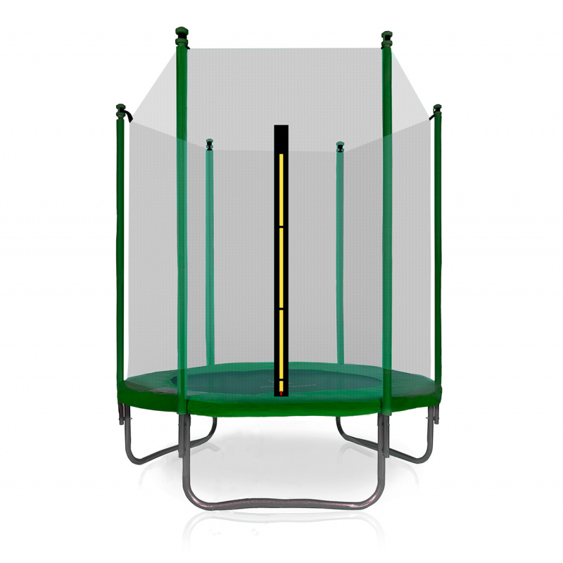 Aga SPORT TOP Trampolin 150 cm Dunkelgrün + Schutznetz