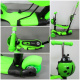 R-Sport Kinderroller mit drei Rädern 5in1 mit LED-Rädern H3 Grün