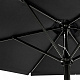 Aga Gartensonnenschirm 300 cm MR2055 Schwarz
